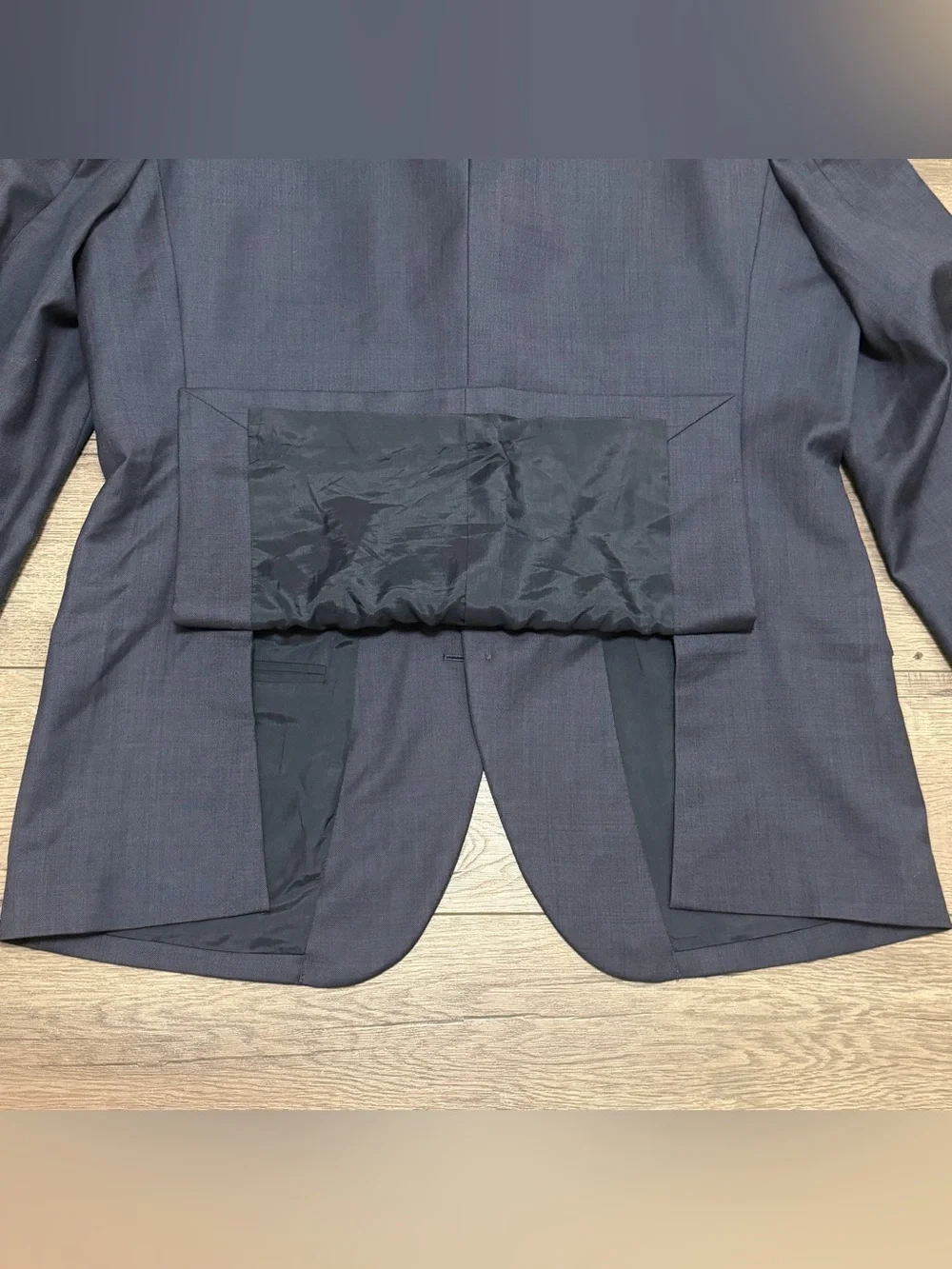 J Crew Blazer Men's Wool Thompson Suit Jacket Sport Coat Navy Blue Sz 46R